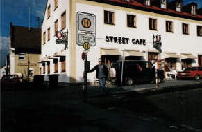 Ghost Train Germany street cafe pic