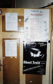 Ghost Train poster on the wall