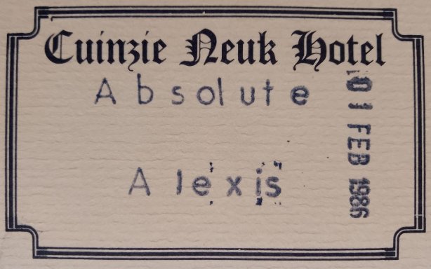 Absolute Alexis ticket