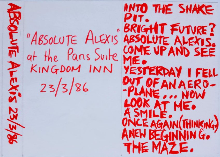 Absolute Alexis Live Recording cover