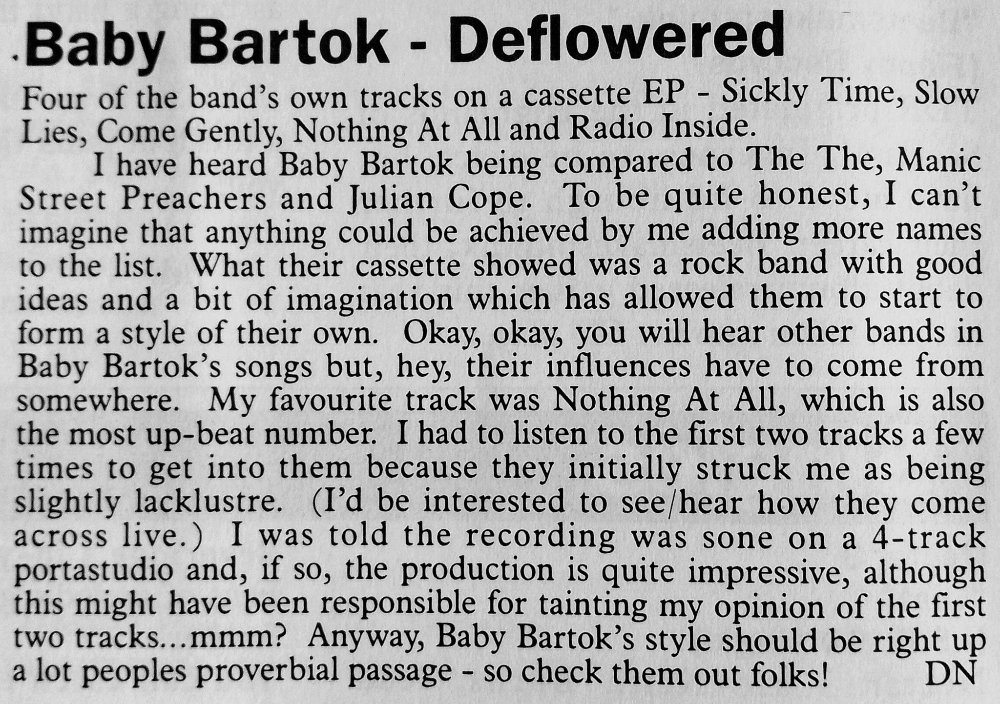 baby bartok : deflowered