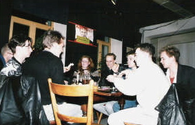 Ghost Train Germany at a table