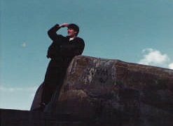 Ghost Train mark nicol on roof