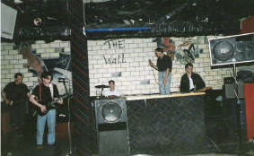 Ghost Train with the wall backdrop
