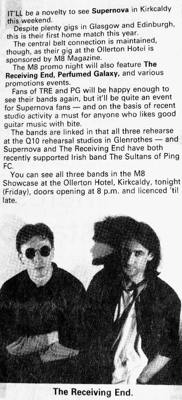 Receving End News Clipping