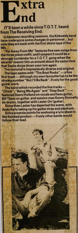 Receving End News Clipping