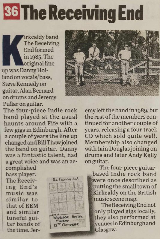 Receving End News Clipping