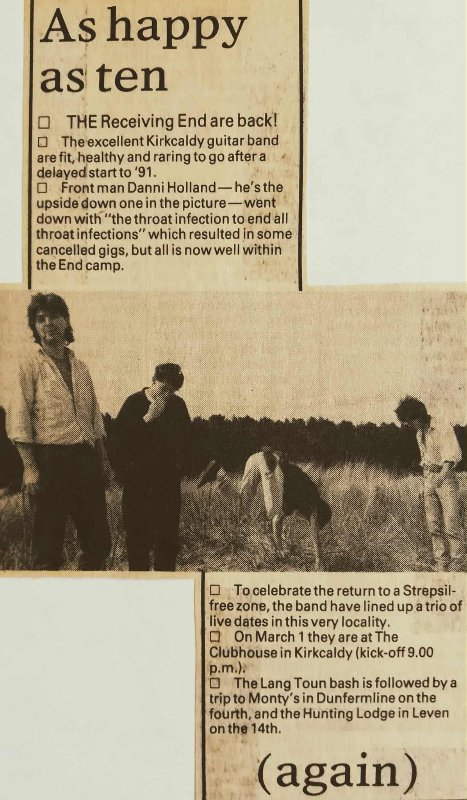 Receving End News Clipping