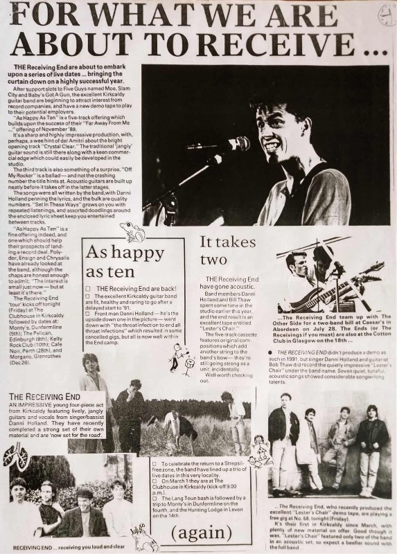 Receving End News Clipping