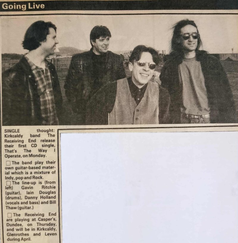 Receving End News Clipping