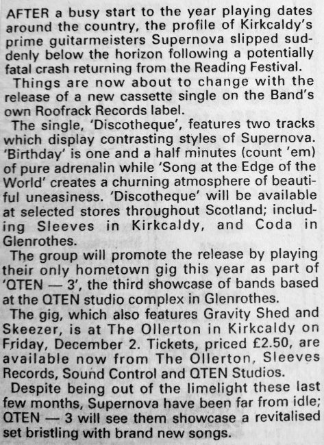 Supernova News Clipping