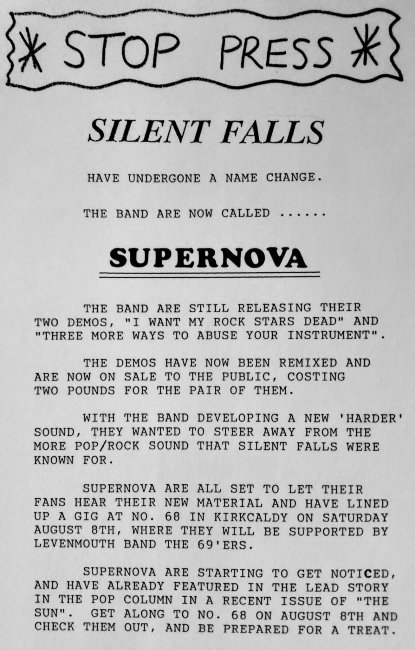 Supernova press release