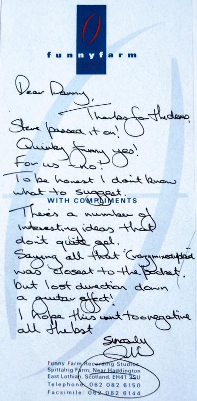 Muck
              reject letter